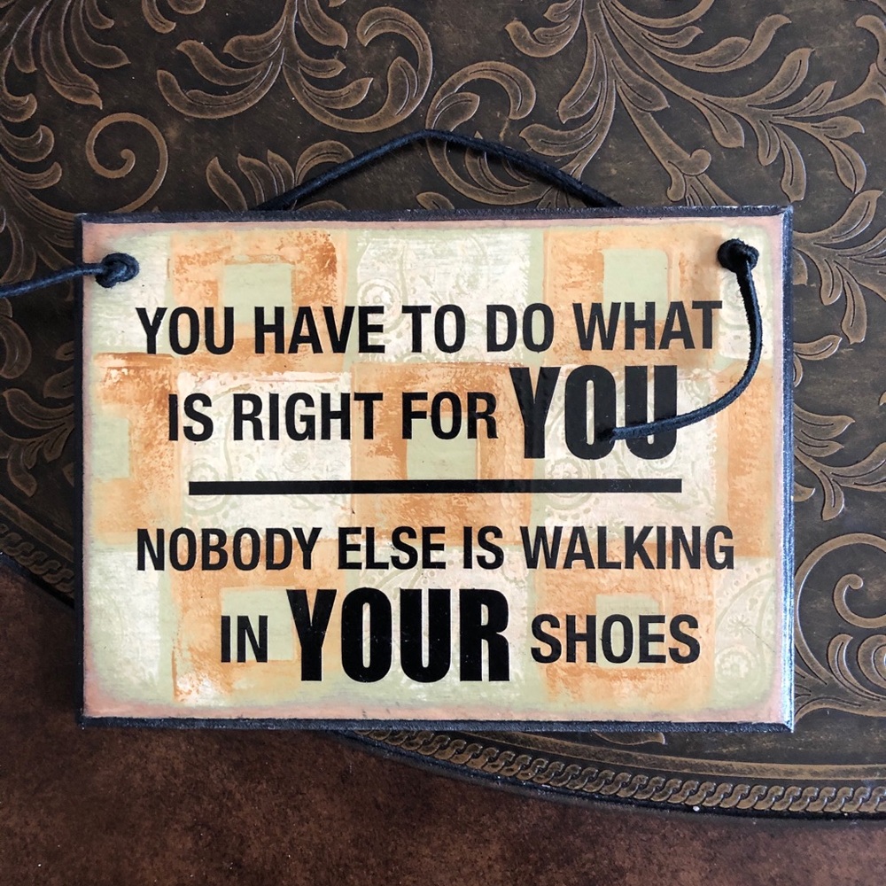 Cute Wood Hanging Sign